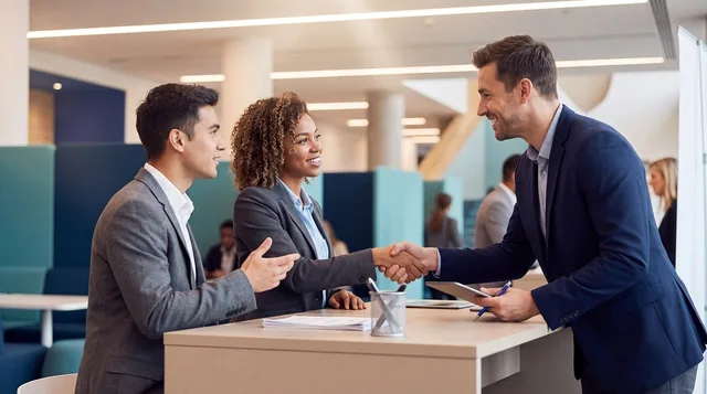 business meeting, handshake, collaboration, success, friends, boss, meeting, people, agreement, contract, negotiation, teamwork, office, professional, communication, interpersonal, positive, satisfaction, administration. B2B social selling software selection: prove one requirement before you buy