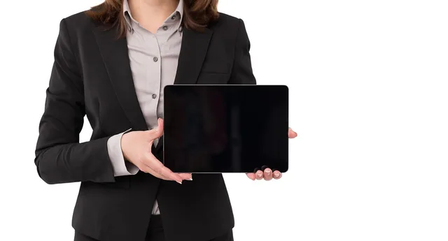 business woman, occupation, laptop, computer, professional, working, adult, business, caucasian, communication, corporate, digital, fashion, female, holding, business woman, business woman, business woman, professional, professional, business, business, business, business, business, corporate. The control burden is the real change coming to B2B social selling in 2027