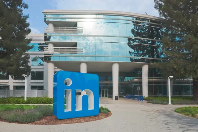 LinkedIn Headquarters in Sunnyvale, California. How to use LinkedIn for business social selling under UK data rules