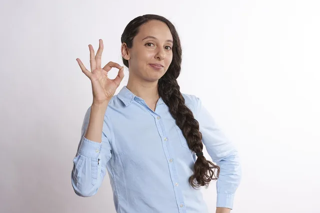 ok, ok sign, a-ok, woman, young, isolated, adult, desktop, people, pointing, right, pointing right, person, computer, portrait, office, work, business, technology, sign, internet, digital, professional, analysis, global, website, information, ok, ok, ok, ok sign, ok sign, ok sign, ok sign, ok sign, people, right, website. Social selling lead generation: UK business tactics that work
